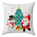 Ver imagem 4 de Kit 3 Capas Almofadas Decorativas Feliz Natal 45x45 Id Decor