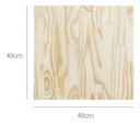 Ver imagem 3 de Painel Prateleira de Madeira Pinus 40 x 40 AA sem Nó