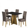 Mesa de Jantar Estônia Light com 4 Cadeiras Dobuê Movelaria - 2