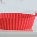 Ver imagem 6 de Forma de Silicone Air Fryer 20cm Vermelho