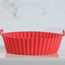 Ver imagem 4 de Forma de Silicone Air Fryer 20cm Vermelho