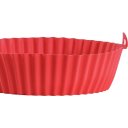 Ver imagem 3 de Forma de Silicone Air Fryer 20cm Vermelho