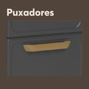 Ver imagem 4 de Armário Paneleiro de Aço 6 Portas Grafite Bella Bertolini