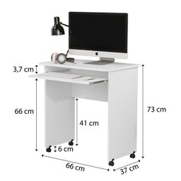 Mesa Pc - Jalmac:branco - 5