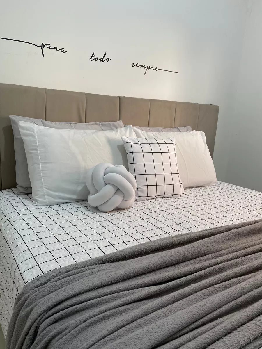 Ver imagem 3 de Almofada de Nó Escandinavo Nozinho Decorativo 35cm Mostarda