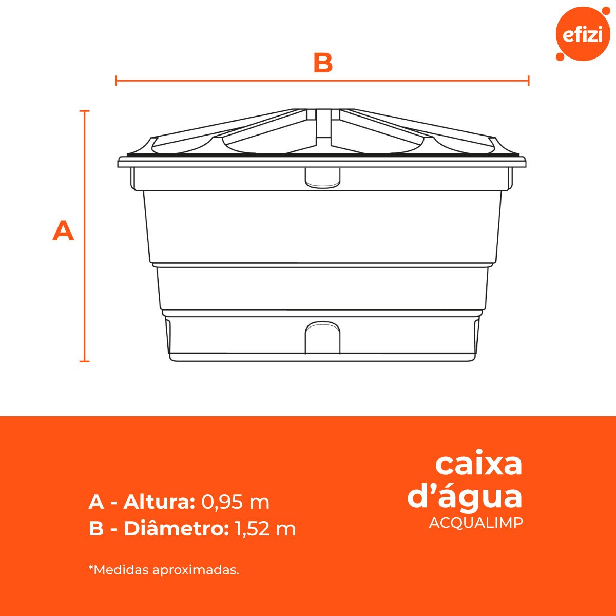 Caixa D´água Green+ 1000l - Acqualimp - 3