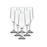 Jogo 6 Taças Champanhe Buffet SM 186ml Vidro Nadir Figueiredo (J708) - 1