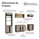 Ver imagem 4 de Armário de Cozinha Completa 270 Cm Rustic/crema Vik Madesa 02