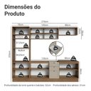 Ver imagem 3 de Armário de Cozinha Completa 270 Cm Rustic/crema Vik Madesa 02