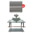 Ver imagem 2 de Gabinete de Vidro 60cm para banheiro Ucrânia-Prata