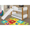 Mini Beliche Infantil Escorregador MDF Escada Metal Conforto - 4