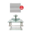 Ver imagem 2 de Gabinete de Vidro 60cm para banheiro Ucrânia-Incolor