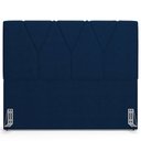 Ver imagem 6 de Cabeceira Cama Box Casal Queen 160cm Aura Suede W01 Azul - Mpozenato