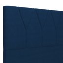 Ver imagem 5 de Cabeceira Cama Box Casal Queen 160cm Aura Suede W01 Azul - Mpozenato