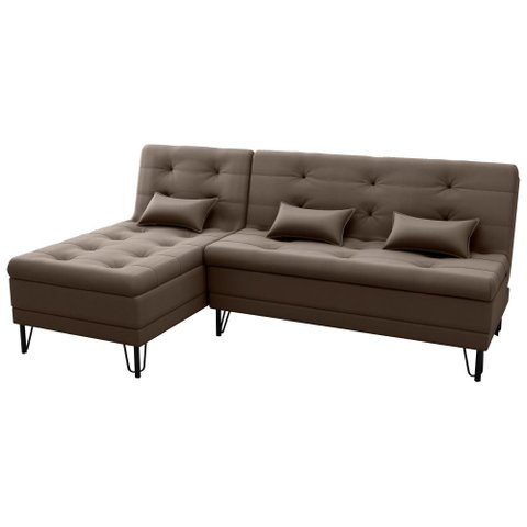 Sofá Cama com Chaise 3 Lugares 2,00 Mts Nice Matrix