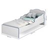 Guarda-roupa e Mini Cama Doce Sonho Branco Azul 84911x261711 Qmovi - 5