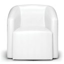 Ver imagem 4 de Poltrona Stella Max Corano Base Giratória - D\'rossi Cor Branco