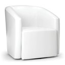 Ver imagem 1 de Poltrona Stella Max Corano Base Giratória - D\'rossi Cor Branco
