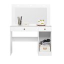 Ver imagem 1 de Comoda Camarim Bella 2 Gavetas Branco Acetinado com Espelho - Moval