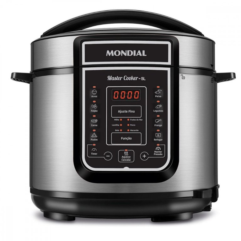 Panela de Pressão Elétrica Digital 5l Mondial 900w Pe-38