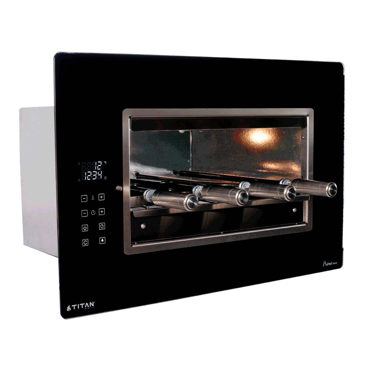 Churrasqueira Elétrica de Embutir 4 Espetos Prime Touch Titan Voltagem:220v