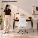 Ver imagem 6 de Conjunto de Escritório Mesa Niara e Cadeira Begônia Mesh Branca