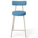 Ver imagem 6 de Kit 06 Banquetas Baixa Cozinha Sala Jantar Bancada Milão Arena L02 Linho Azul - lyam decor