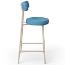 Ver imagem 7 de Kit 06 Banquetas Baixa Cozinha Sala Jantar Bancada Milão Arena L02 Linho Azul - lyam decor