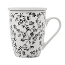 Ver imagem 3 de Caneca de Porcelana com Filtro e Tampa Super White Tiny Flowers 310mL - Lyor
