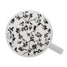Caneca de Porcelana com Filtro e Tampa Super White Tiny Flowers 310mL - Lyor - 4