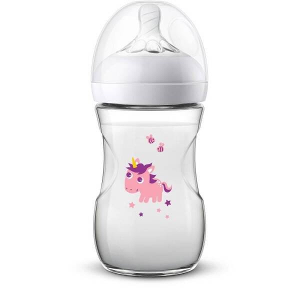 Mamadeira Philips Avent Pétala Unicórnio +1M 260ML SCF070/25