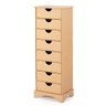 Organizador De Chão Com 8 Gavetas Multiuso feito Madeira Mdf - 1