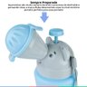 Mictório Higiênico Infantil Portátil Antivazamento Bebê Criança Elefantinho Buba - Azul - 2