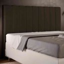 Ver imagem 4 de Cabeceira Cama Box Queen Dubai 1,60cm - Suede Marrom