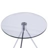 Mesa Tripé Redonda de Vidro Transparente - Or Design - 2