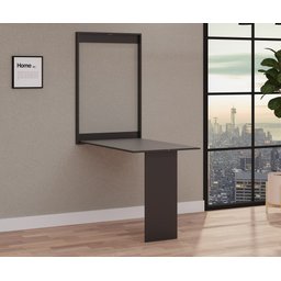 Mesa Dobrável de Parede – 2 Lugares (1 metro) – Open Up Preto - 2