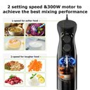 Ver imagem 2 de Mixer de Imersão Bonsenkitchen 300w, 2 Velocidades, Aço Inox