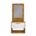 Ver imagem 3 de Conjunto Gabinete com Espelheira para Banheiro Orion Naturalle Branco