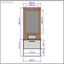 Ver imagem 5 de Conjunto Gabinete com Espelheira para Banheiro Orion Naturalle Branco