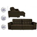 Ver imagem 2 de Sofá Retrátil e Reclinável 3 Lugares 2,25M New Austrália Cama Inbox teste