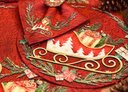 Ver imagem 1 de Kit Sousplat + Guardanapo Natal Trenó Nsw 4 Peças com Base