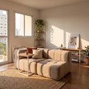 Ver imagem 1 de Sofá Modular 2 Lugares com Canto Kappesberg Boucle Capuccino