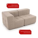 Ver imagem 6 de Sofá Modular 2 Lugares com Canto Kappesberg Boucle Capuccino
