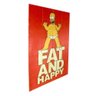 Quadro Mdf 40x60cm Homer Fat And Happy Zona Criativa - 1
