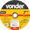 Disco de Corte 180,0x3,2x22,23 Dcv - Vonder - 1