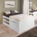 Ver imagem 2 de Cama Casal Box Sapateira Tien Branco