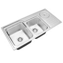 Ver imagem 1 de Cuba inox 229 dupla + lixeira Funzionale Debacco - 20.03.20229