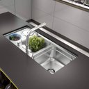 Ver imagem 2 de Cuba inox 229 dupla + lixeira Funzionale Debacco - 20.03.20229