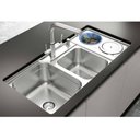Ver imagem 3 de Cuba inox 229 dupla + lixeira Funzionale Debacco - 20.03.20229