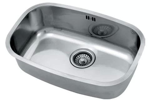 Cuba Essenza 550 55x34 com 18cm Profundidade Alto Brilho com Valvula de 3.1/2  Franke - 1
